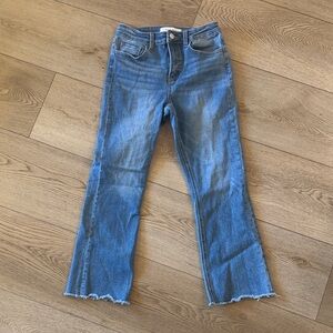 Stylish Blue Straight Leg Women's Jeans